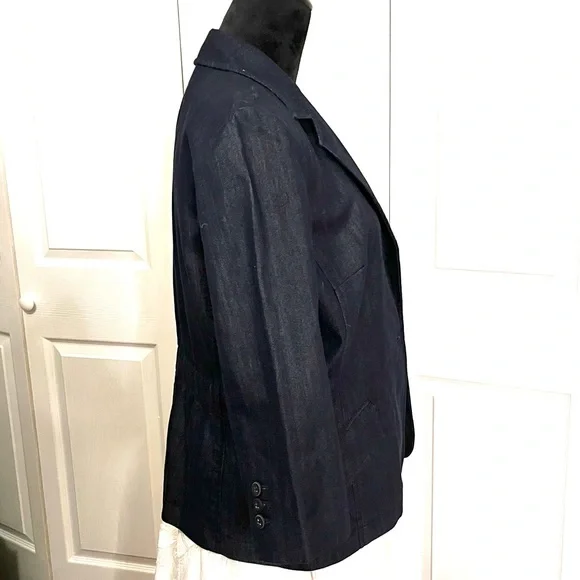 Coldwater Creek Jean Jacket sz 10 - Picture 5 of 15